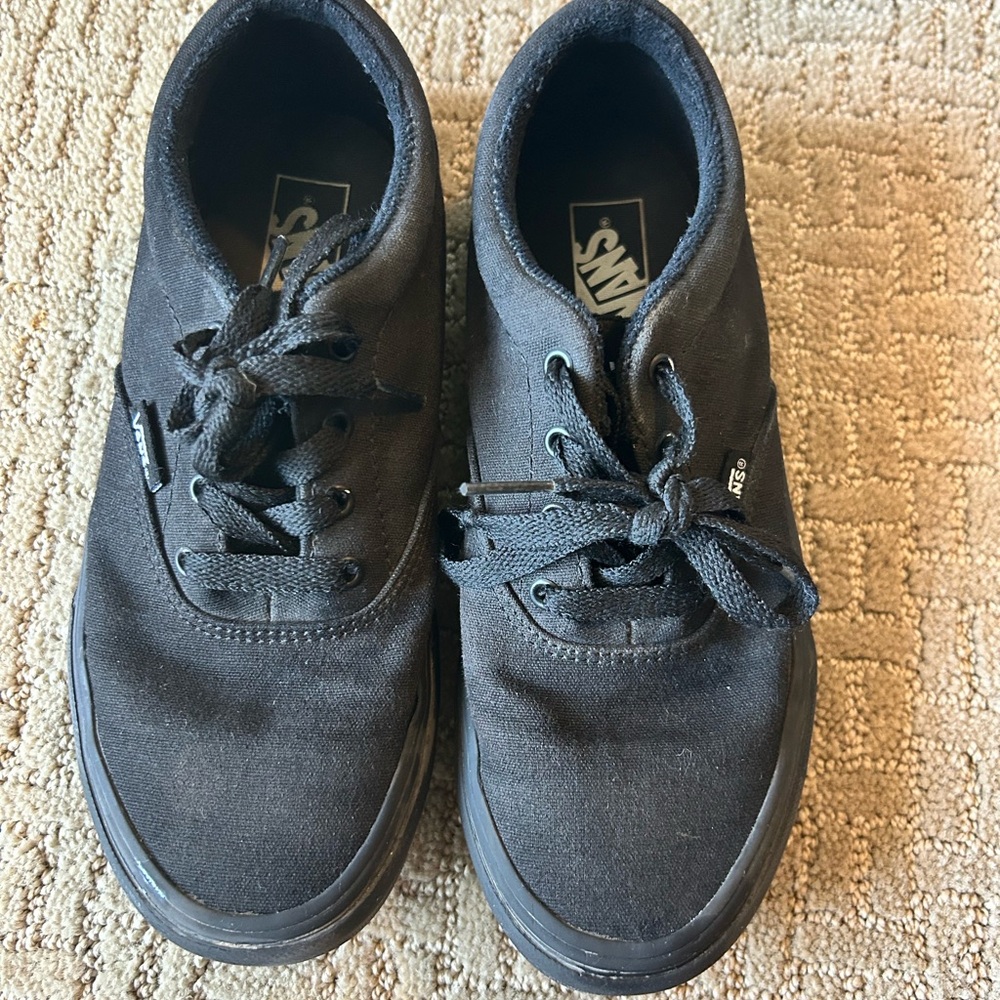 Vans Black Kids Sneakers